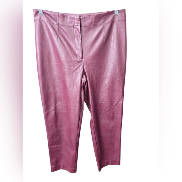 Ann Taylor Womens Faux Leather Pants – Size 12 - Picture 1 of 10